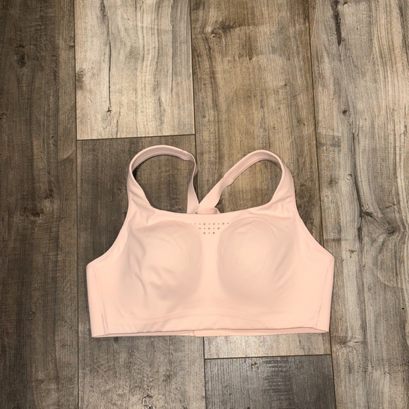 Athleta Other - Athleta Womens 36C Blush Pink High Impact Sports Bra Adjustable Racerback